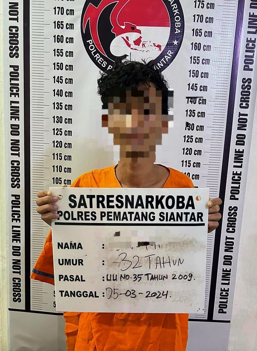 Polres Pematangsiantar Ringkus pemilik 17 paket Sabu dan 1 Bungkus Ganja
