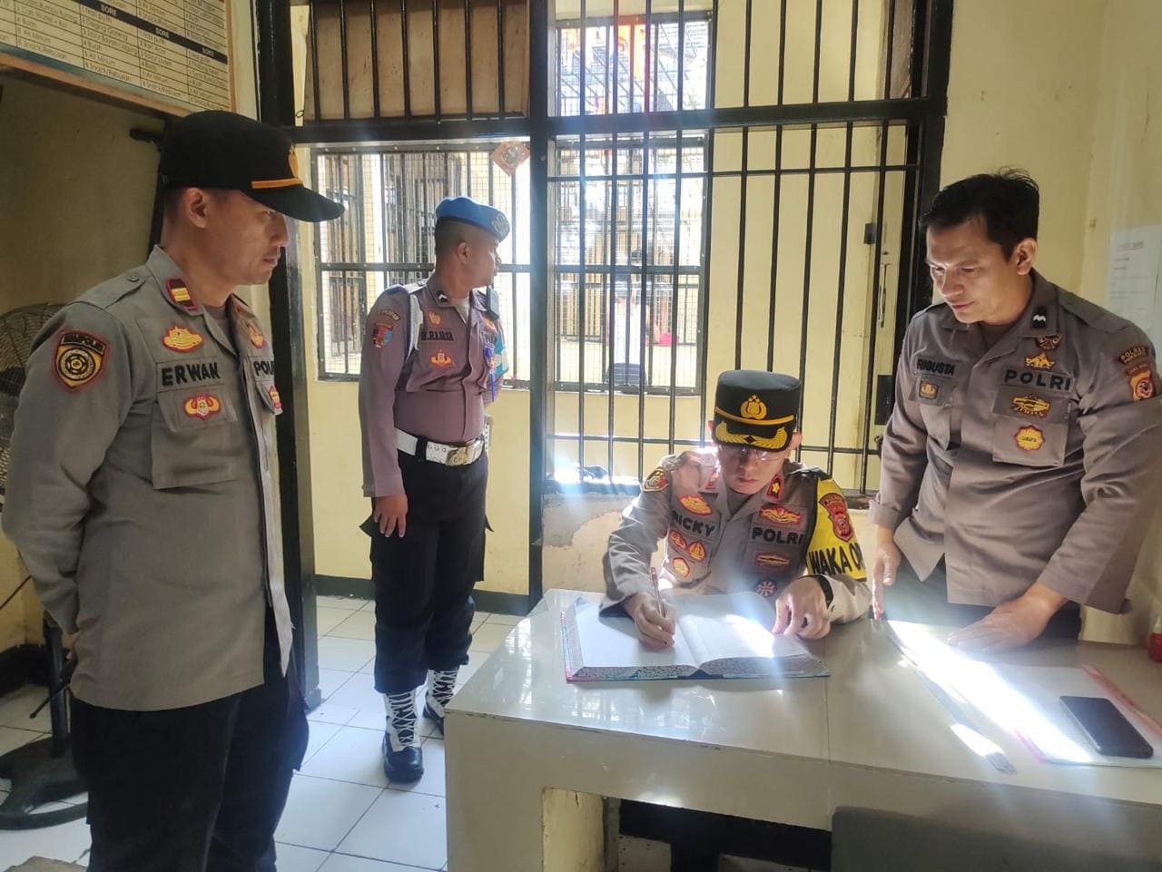 Wakapolres Purwakarta Rutin Lakukan Pengecekan Ruang Tahanan, Ini Tujuannya