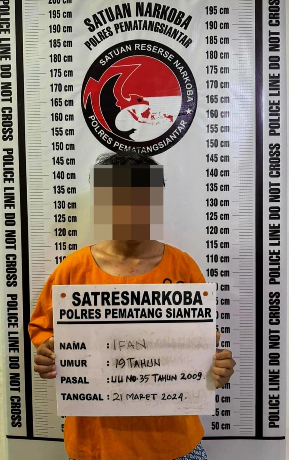 Seorang Pemuda Pemilik Shabu di Ringkus Satres Narkoba Polres Pematangsiantar