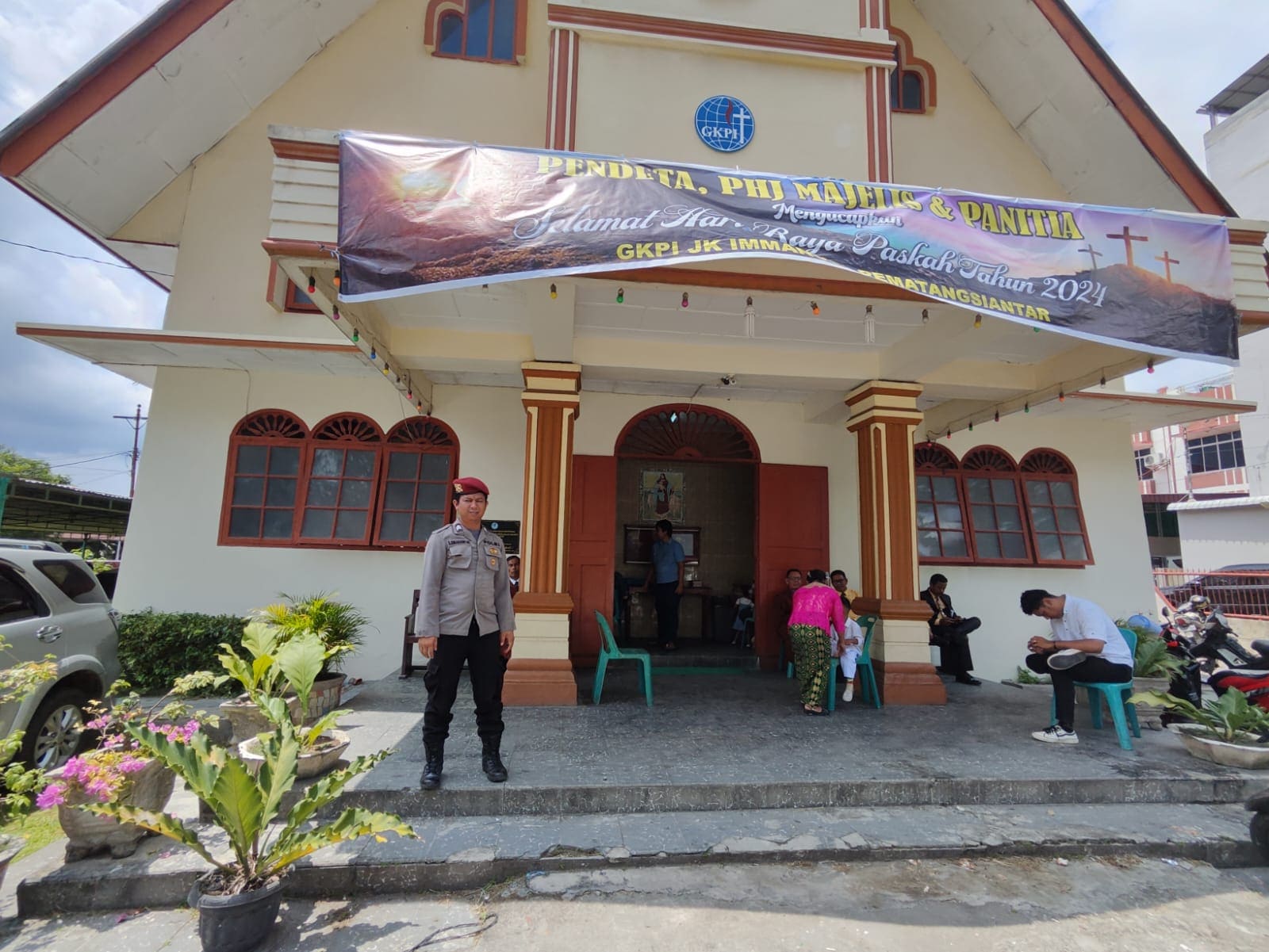 Polres Pematangsiantar Amankan Perayaan Paskah Di Gereja Prioritas