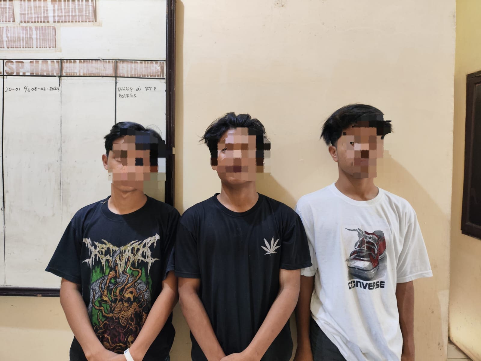 Akan Lakukan Tawuran di Simpang Rambung Merah, Polsek Siantar Timur Amankan Tiga Remaja