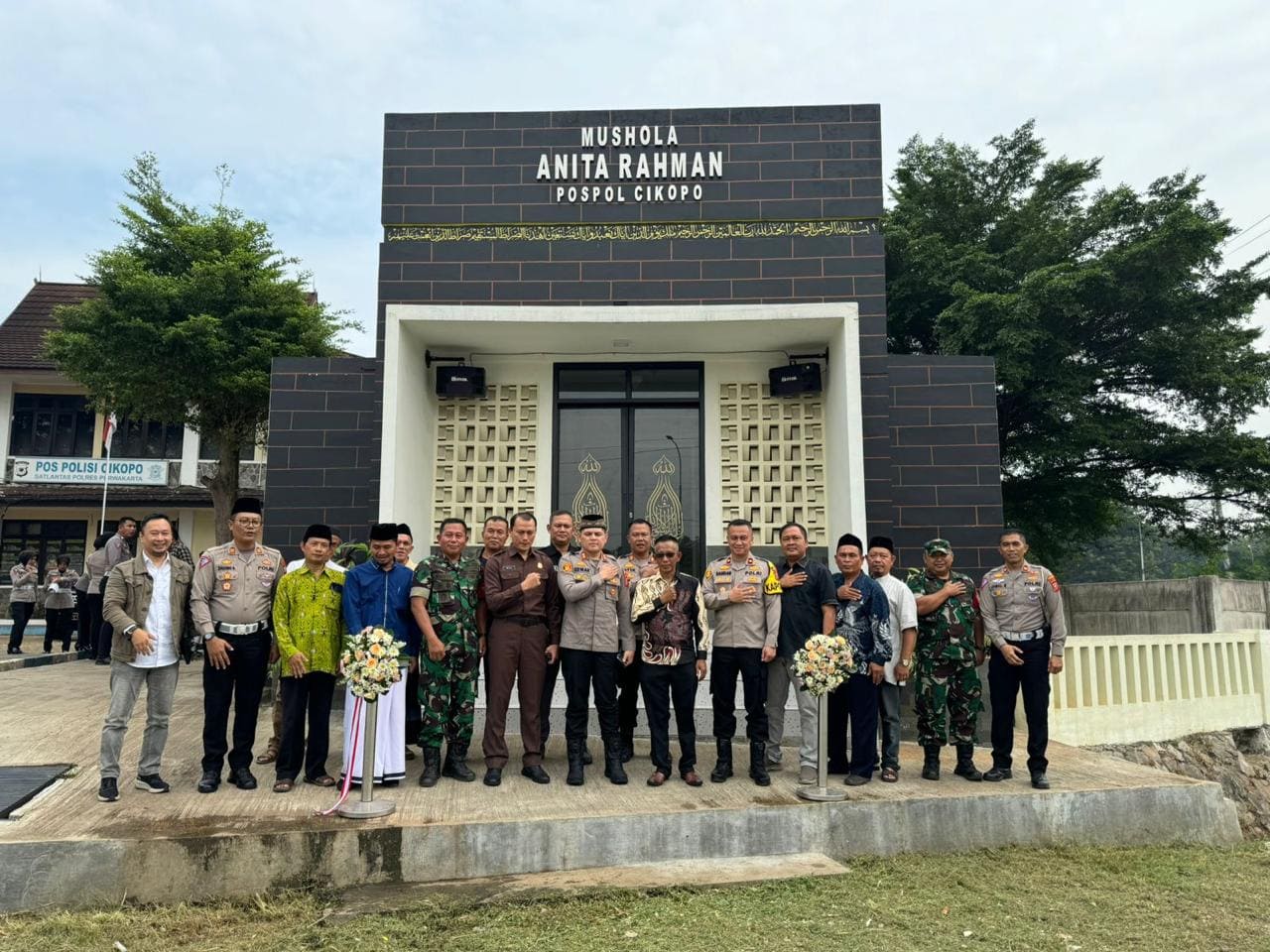 Kapolres Purwakarta Resmikan Mushola Anita Rahman Di Pos Cikopo