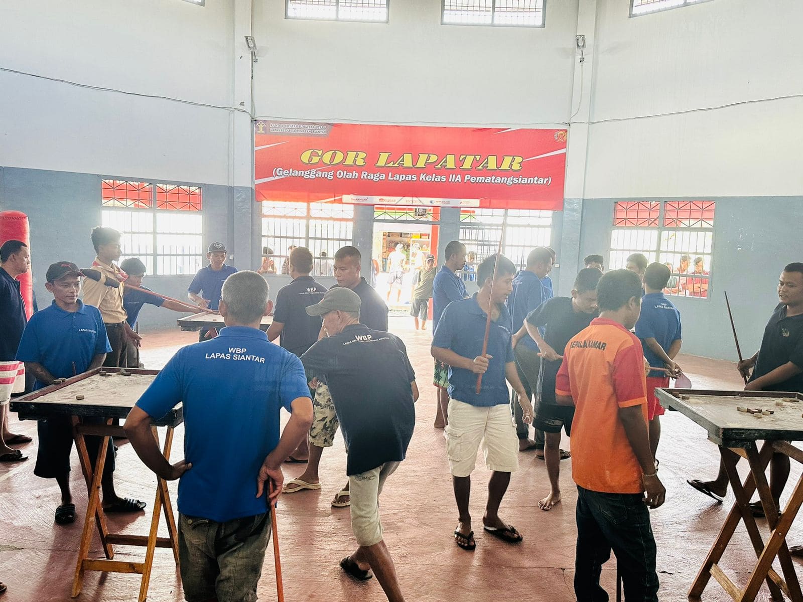 Tumbuhkan Kekompakan Antar WBP, Kalapas Kelas IIA Pematangsiantar, Gelar Pertandingan Antar WBP.