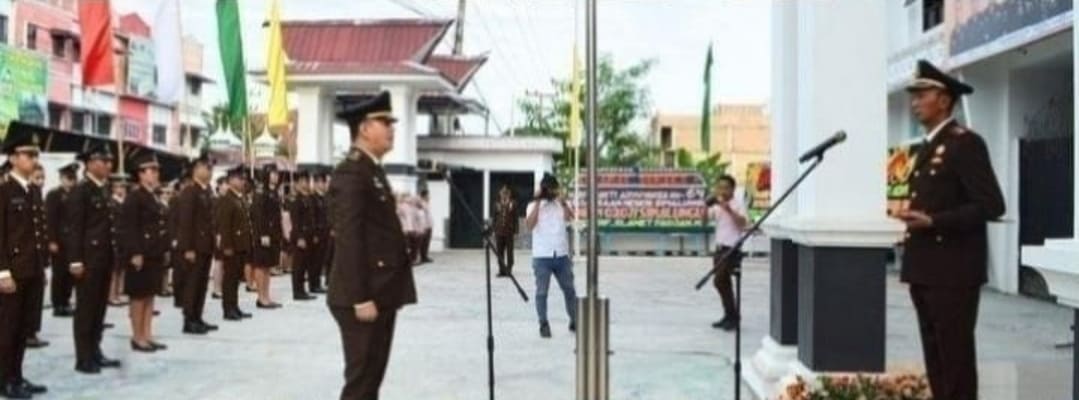 Kejaksaan Negeri Simalungun Melaksanakan Upacara Memperigati HBA Ke-64 Tahun 2024