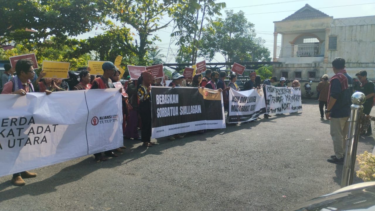 UNRAS di Kejaksaan Negeri Simalungun dan Pengadilan Negeri “Masyarakat Adat Krisis Keadilan.”