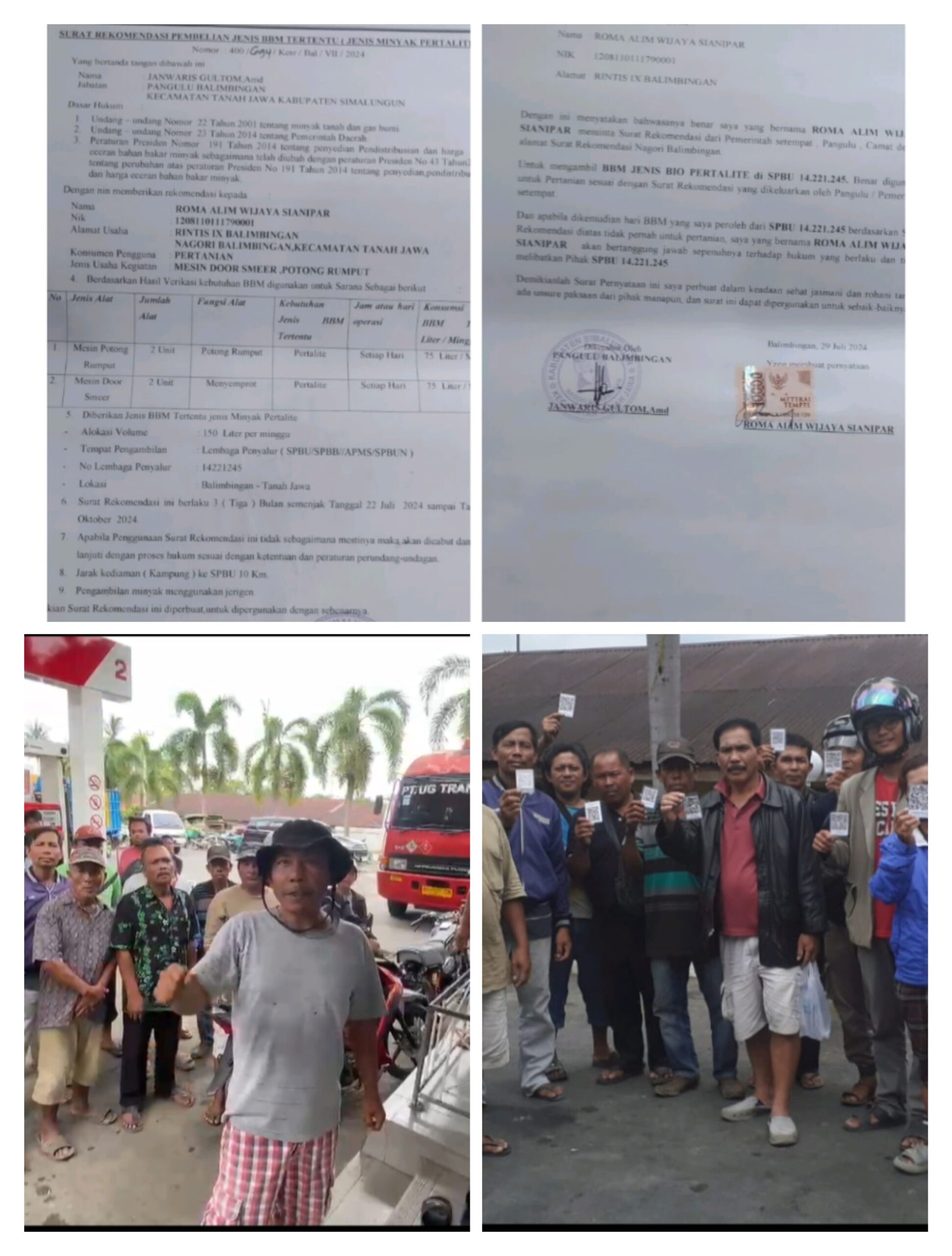Terkait Pemberitaan Media Massa atas Dugaan Penyimpangan BBM Bersubsidi di SPBU 14.221.245 Tanah Jawa Balimbingan, Begini Tanggapan Masyarakat