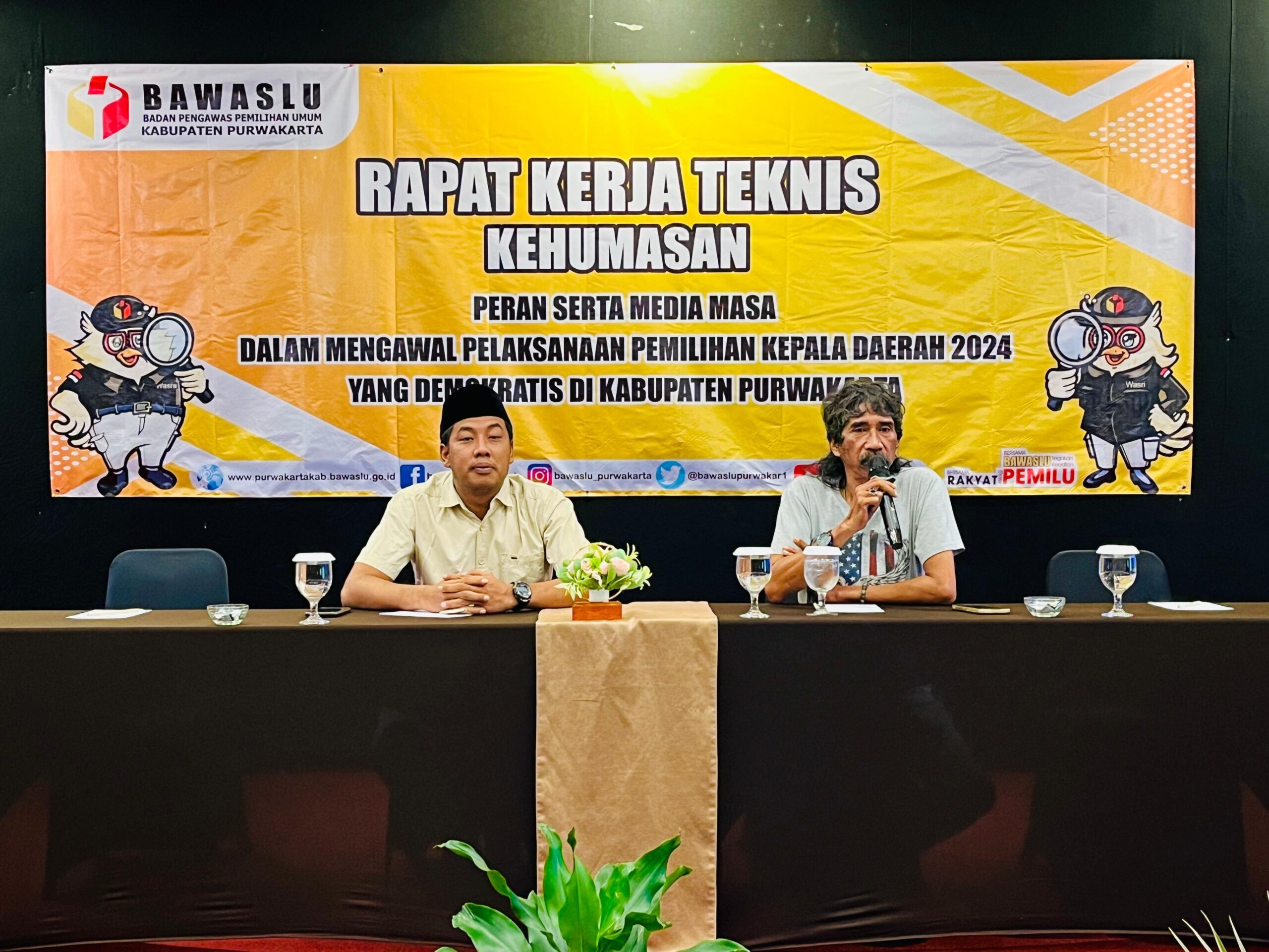 Bawaslu Purwakarta Libatkan Media Massa Kawal Pelaksanaan Pilkada 2024 yang Demokratis