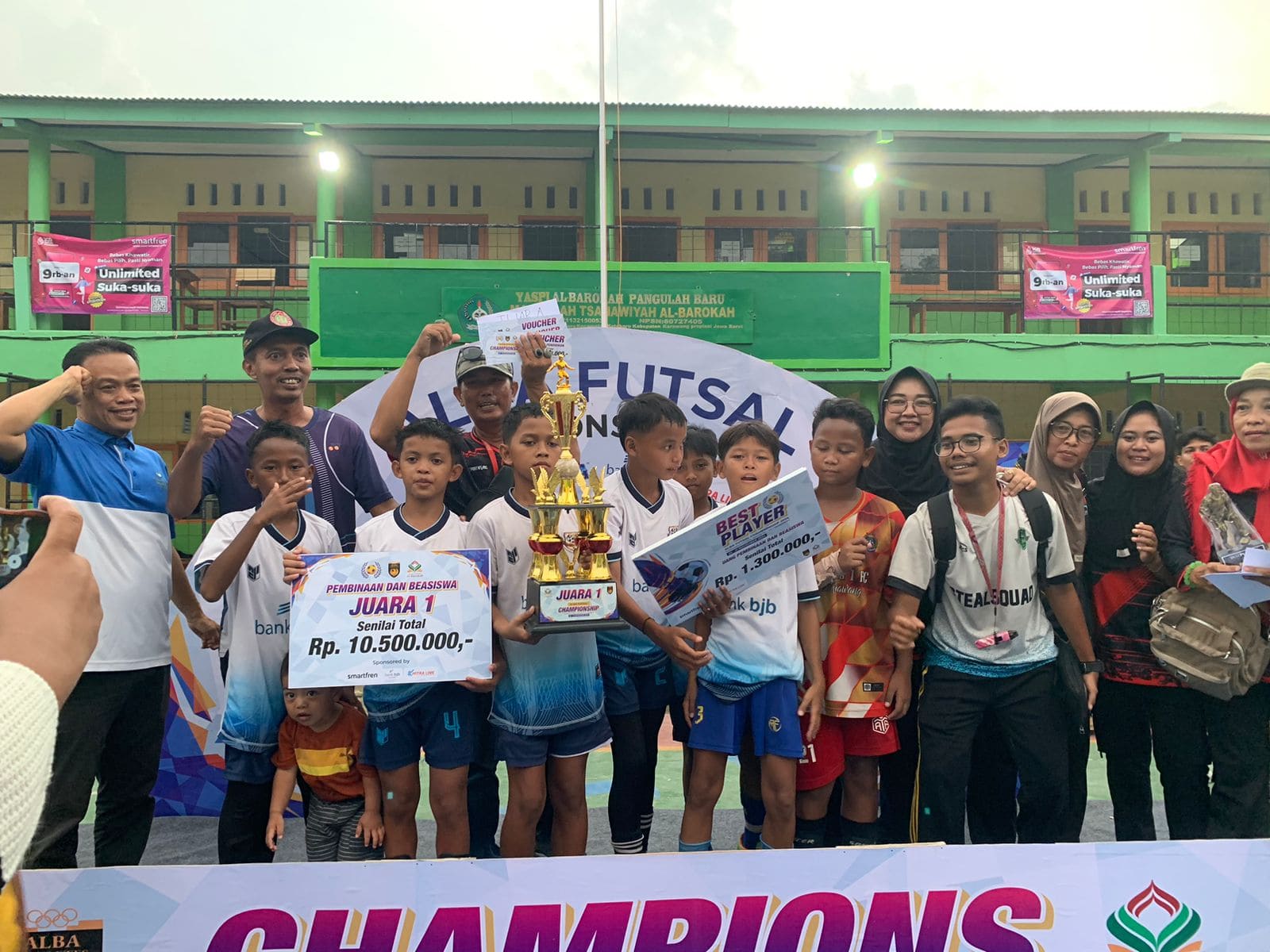 Alba Futsal Championship 2024 Berakhir Skor 3-2, SDN Pucung 1 Sabet Gelar Juara