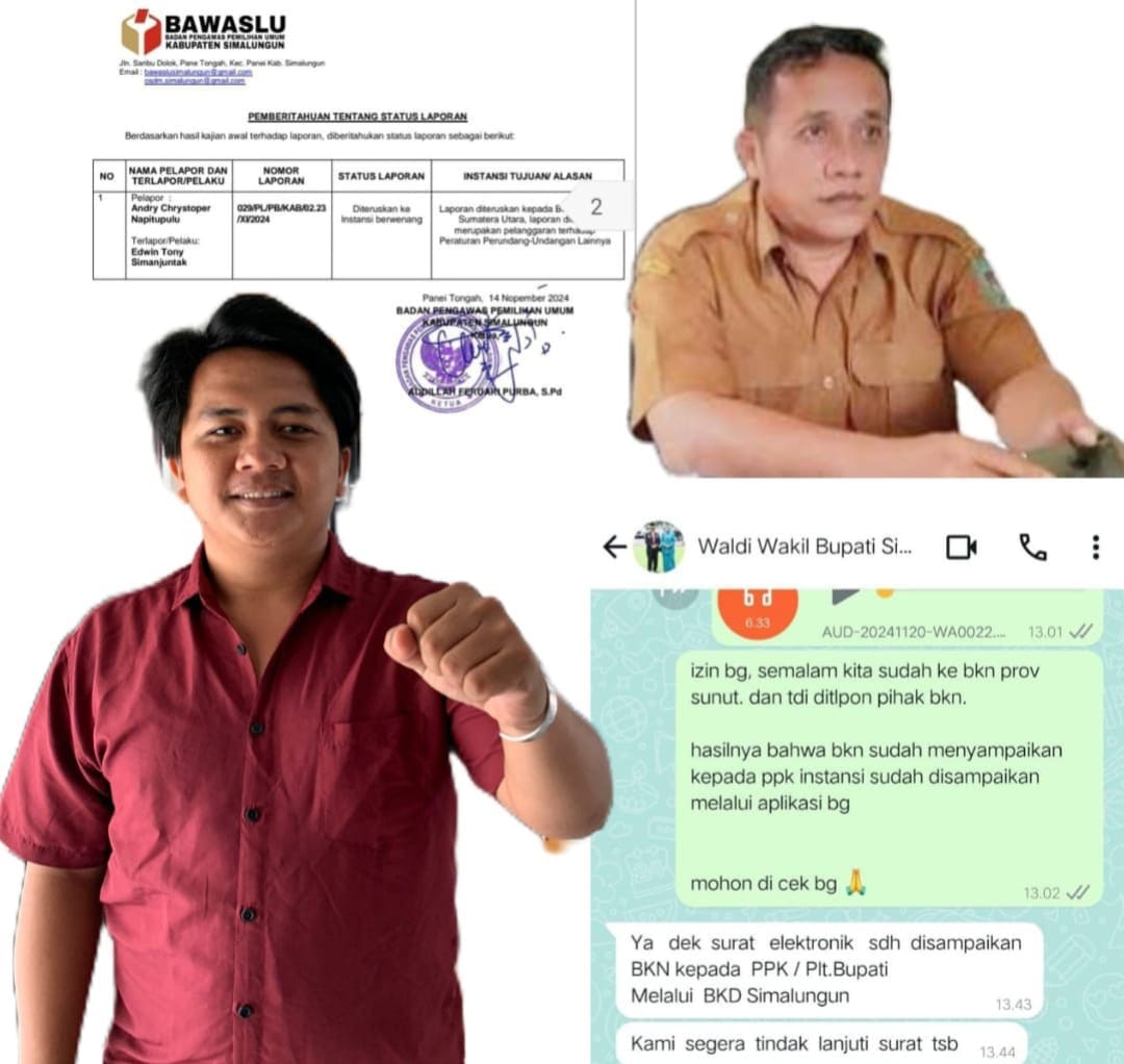 ASN Tidak Netral, Kepala Dinas Kesehatan Simalungun Terancam Hukuman Disiplin dan Pidana Pemilu.