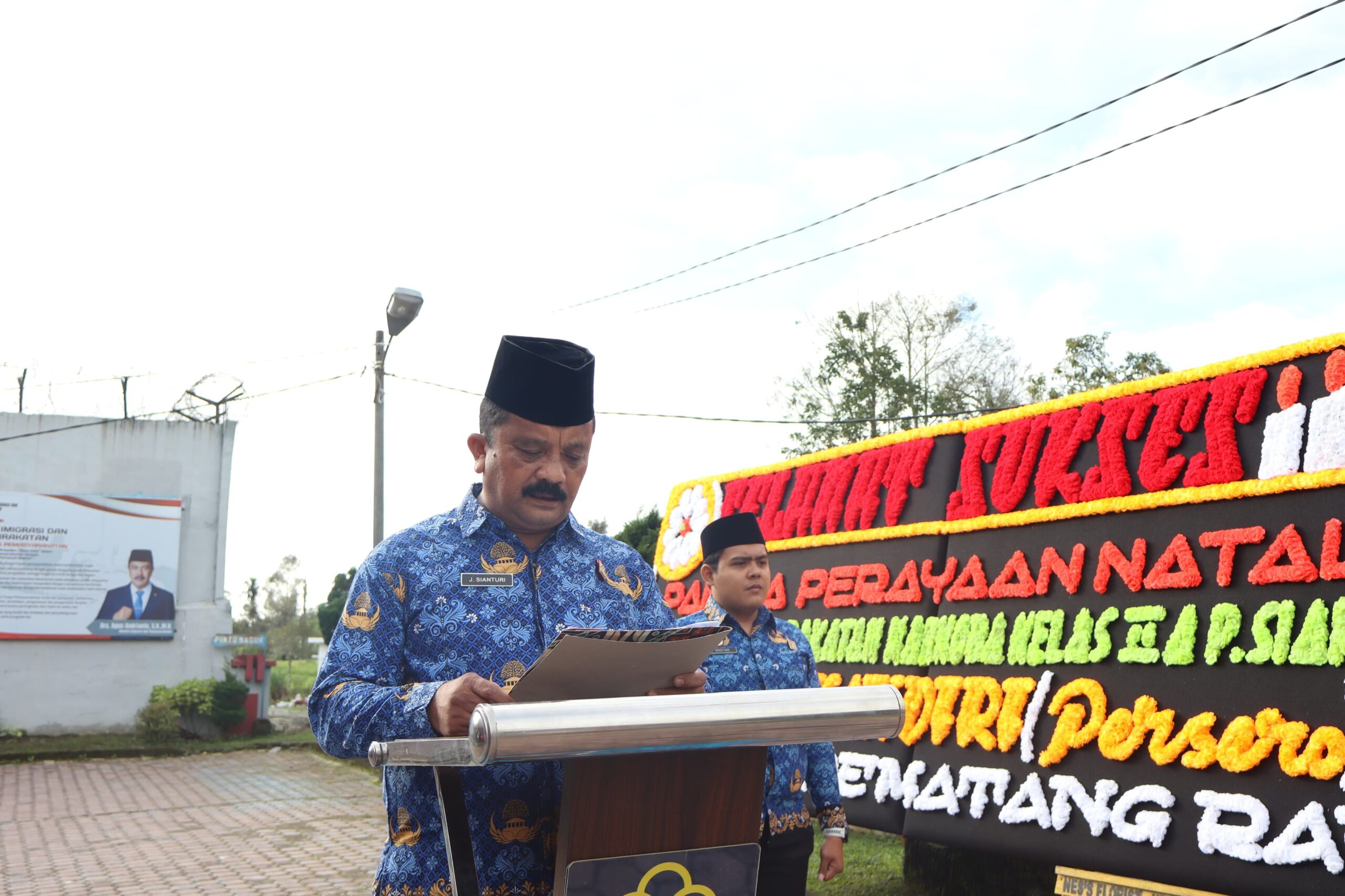 JAJARAN LAPAS NARKOTIKA KELAS IIA PEMATANGSIANTAR LAKSANAKAN UPACARA BELA NEGARA KE 76