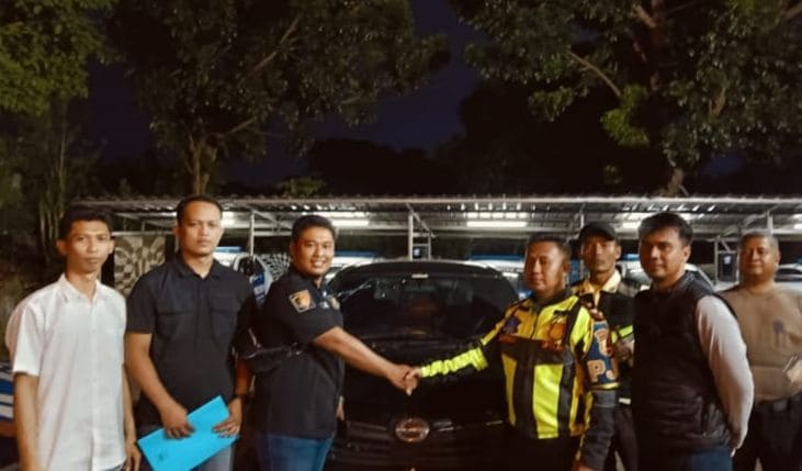 Polres Purwakarta Amankan Mobil Terduga Pelaku Ganjal ATM