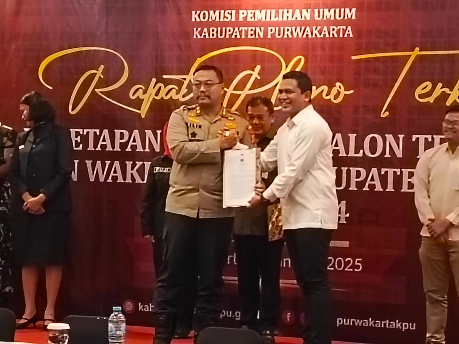 Hadiri Rapat Pleno Penetapan Hasil Pilkada Purwakarta, AKBP Lilik Ardhiansyah Sampaikan Ini