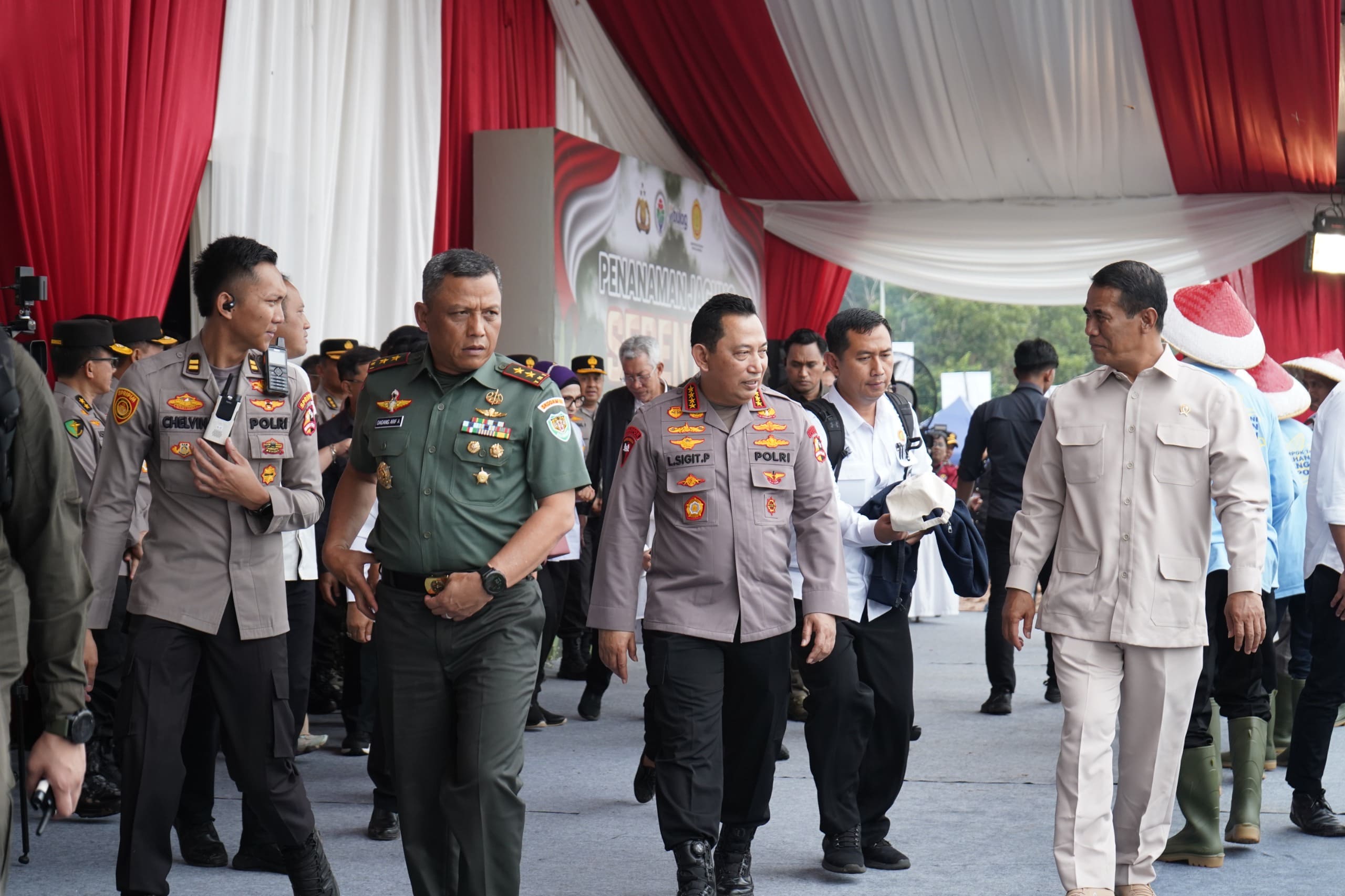 Gerakan 1 Juta Hektare Jagung: Sinergi Polri dan Kementrian Pertanian Wujudkan Swasembada Pangan 2025