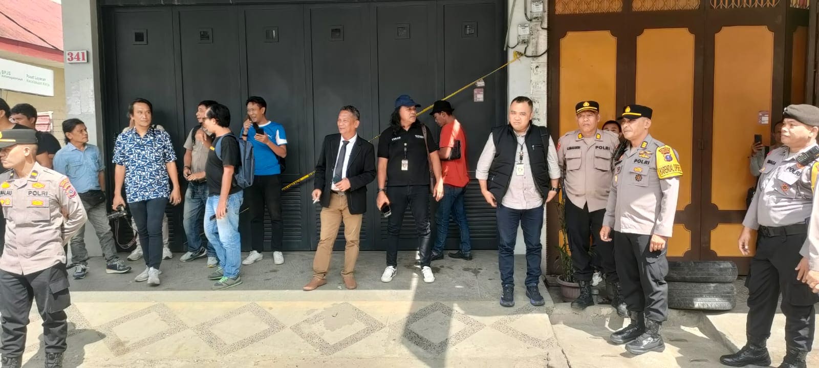 Polres Pematangsiantar Lakukan Pengamanan Ketat Rekontruksi Perkara Pembunuhan Yang Digelar Polda Sumut