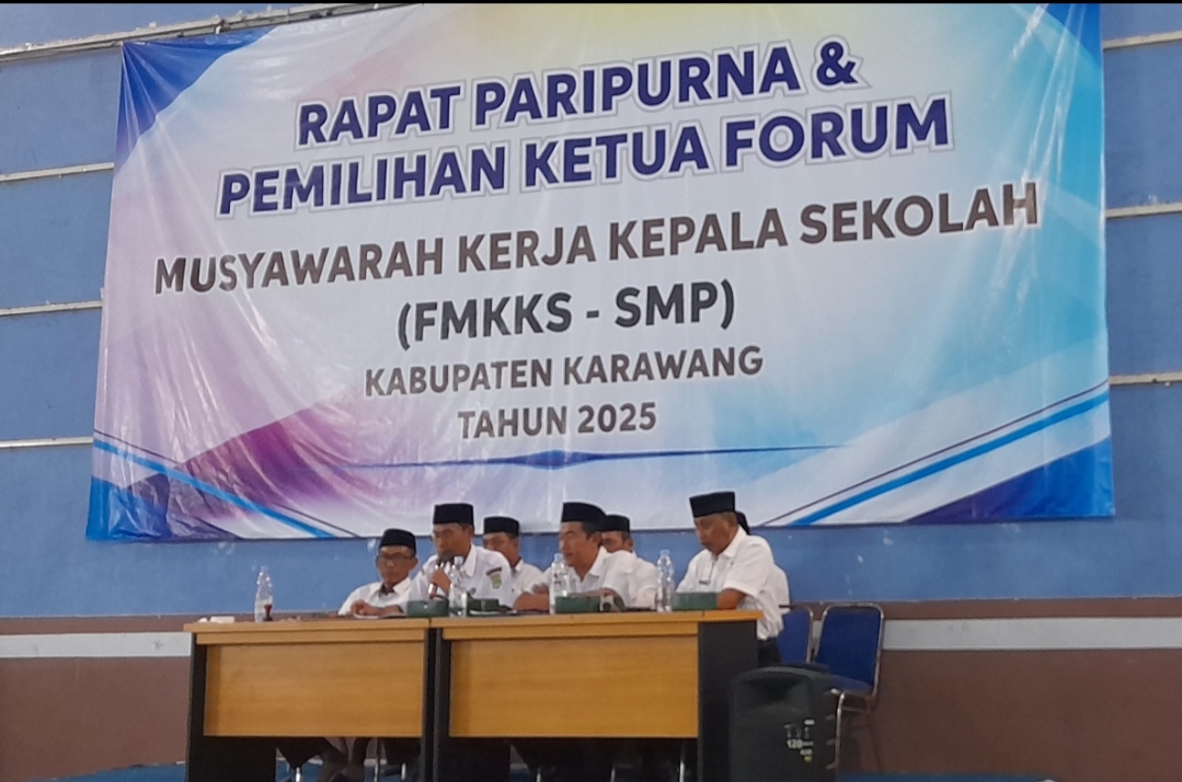 Pemilihan Ketua Forum MKKS SMP Kabupaten Karawang Periode 2025-2028 Angka Partisipasi Pemilih Sangat Rendah