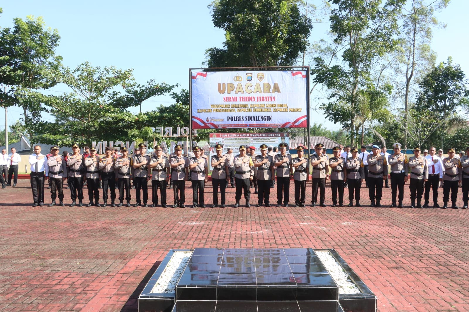 Pejabat Utama Polres Simalungun dan Kapolsek Sejajaran Dilantik, Siap Jaga Kamtibmas