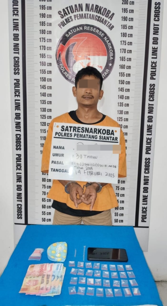 Sat Res Narkoba Polres Pematangsiantar Kembali Gagalkan Peredaran Narkotika Jenis Sabu