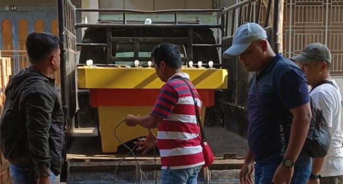 Polsek Perdagangan Sita Mesin Tembak Ikan dari Lokasi Diduga Tempat Perjudian