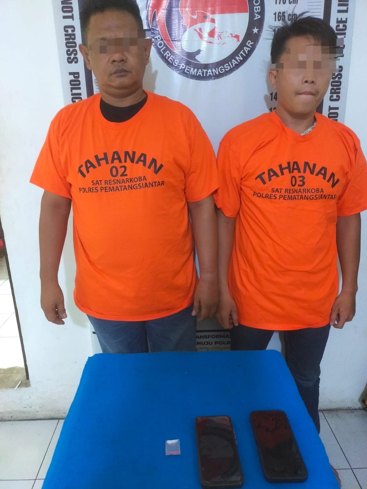 Sat Resnarkoba Polres Pematang Siantar Amankan Dua Pria Miliki Sabu di Jalan Sumber Jaya II