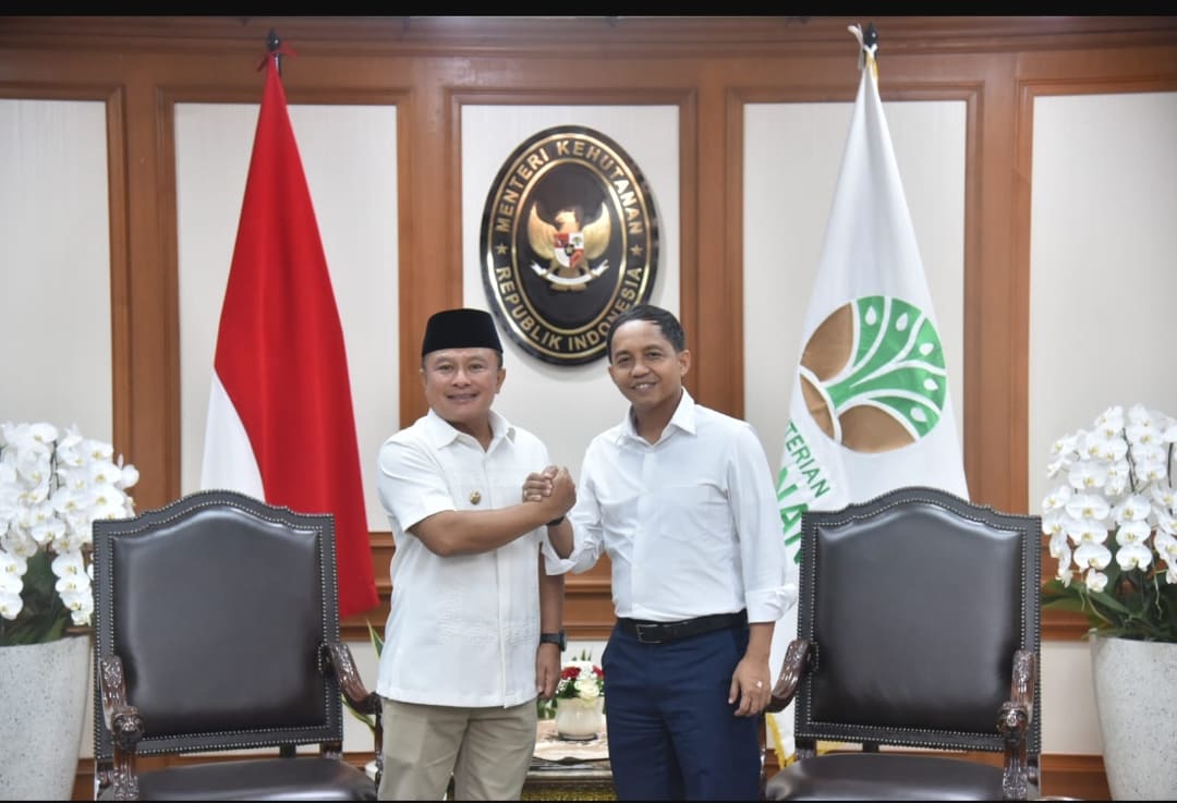 Audensi dengan Menteri Kehutanan RI, Bupati Kuningan Dorong Kolaborasi Kehutanan dan Keadilan Ekologis