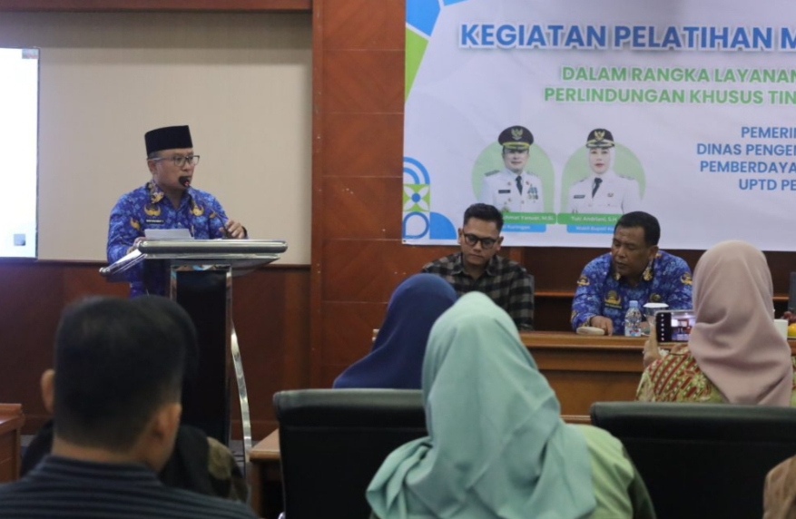 Tekan Angka Kekerasan, DPPKBP3A Gelar Pelatihan Manajemen Kasus Perempuan dan Anak