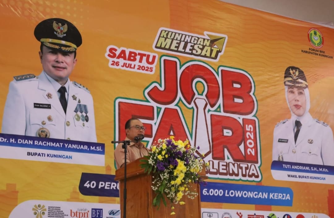 Bupati Kuningan Buka Job Fair Tahap 2; 40 Perusahaan Ikut Serta
