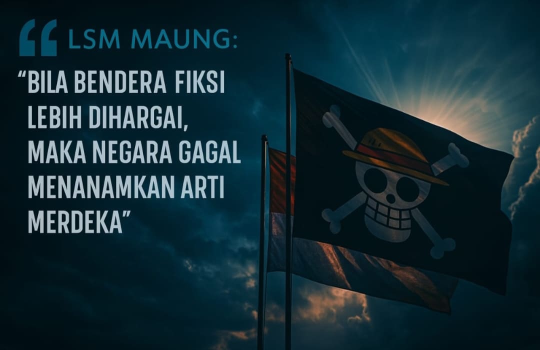 DPP LSM MAUNG Soroti Fenomena Bendera One Piece: “Ini Bukan Soal Anime, Tapi Krisis Kepercayaan terhadap Simbol Negara”