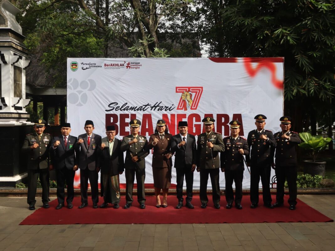 Kapolres Purwakarta Hadiri Upacara Hari Bela Negara ke-77 Tingkat Kabupaten