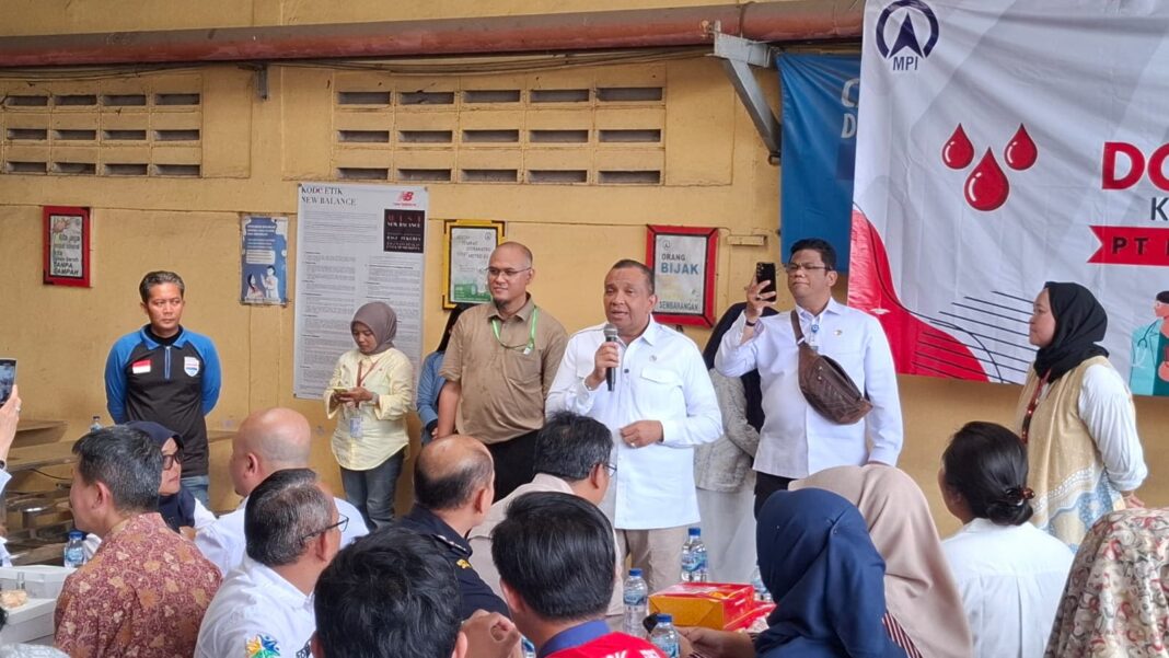 Polres Purwakarta Amankan Kunjungan Wamenaker ke PT Metro Pearl