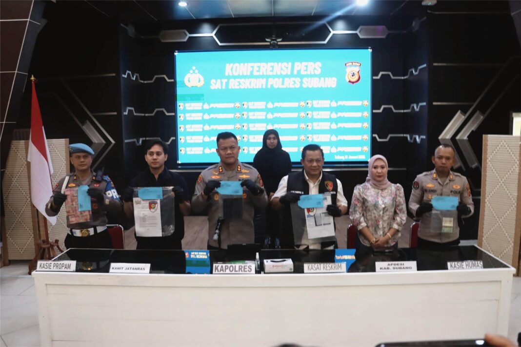 Polres Subang OTT Oknum LSM Pemeras Kepala Desa, Uang Jutaan Rupiah Diamankan