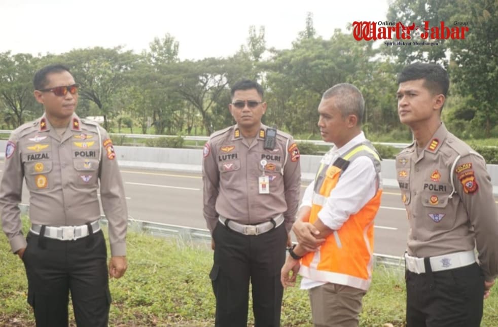 Polres Purwakarta Amankan dan Survei Jalur Rampcheck Nasional di KM 81 Cipali