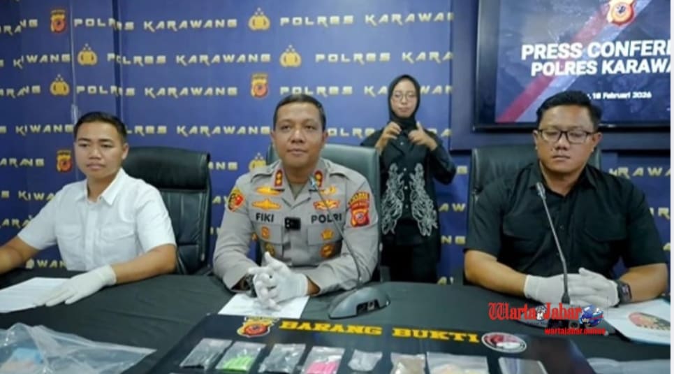 Polres Karawang Bongkar 26 Kasus Narkoba, 28 Tersangka Ditangkap