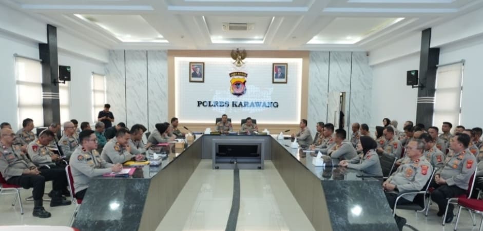 Polres Karawang Siagakan Personel Lewat Latpraops Ketupat Lodaya 2026 untuk Amankan Mudik Lebaran