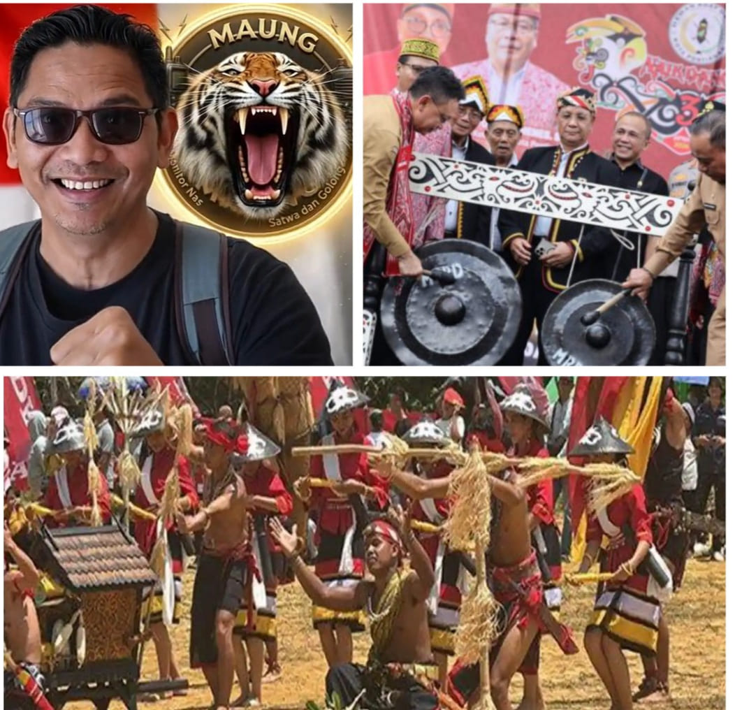 Dukung Pelestarian Budaya, LSM MAUNG Apresiasi Naik Dango ke-3 di Pontianak