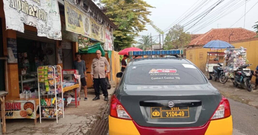 Patroli Siang KRYD Polsek Pasawahan Sasar Pedagang Rumahan, Antisipasi Pencurian