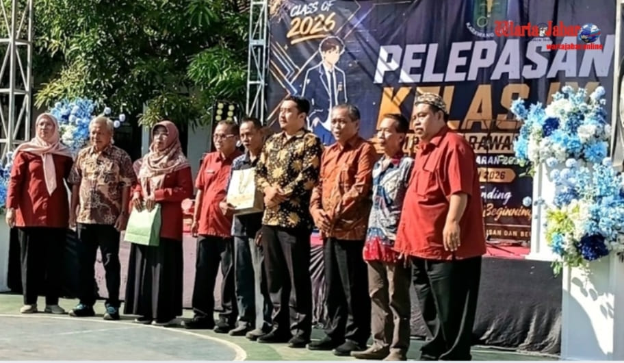 SMP Negeri 1 Karawang Timur Gelar Pelepasan Siswa Kelas IX Tahun Ajaran 2025/2026