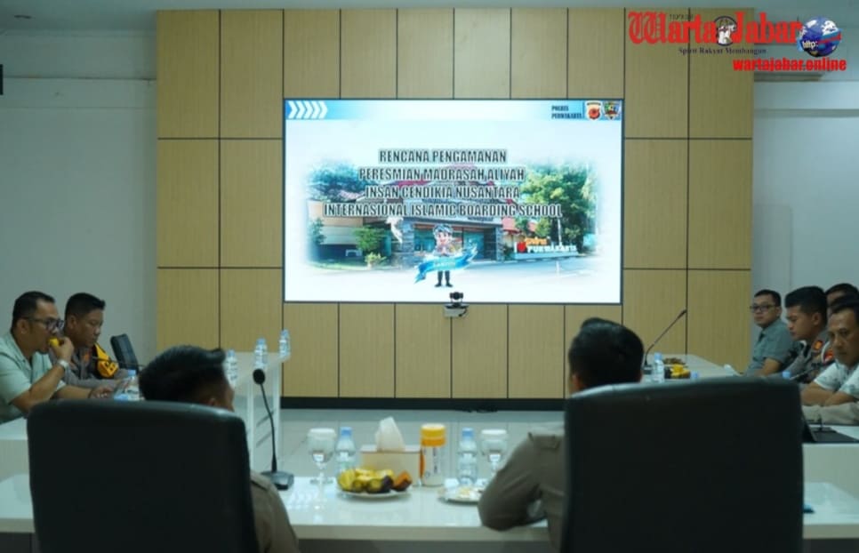 Kapolres Purwakarta Pimpin Rapat Persiapan Pengamanan Peresmian MA Insan Cendekia Nusantara