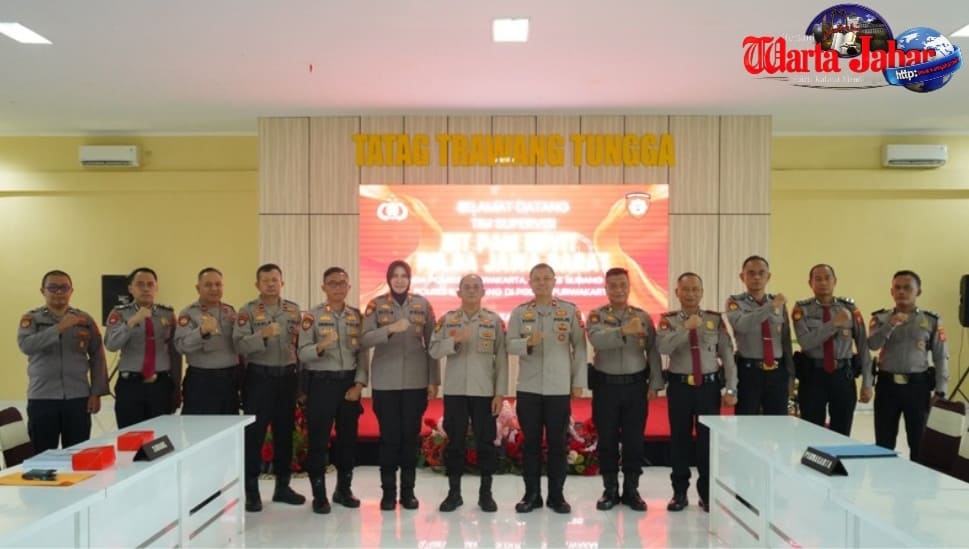 Perkuat Pengamanan Objek Vital, Polres Purwakarta Ikuti Supervisi Dit Pam Obvit Polda Jabar