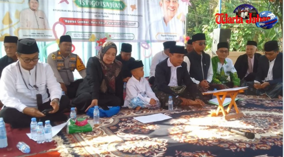 Kapolsek Pasawahan Hadiri Istigasah dan Santunan Anak Yatim, Perkuat Kepedulian Sosial di Hari Jadi Purwakarta
