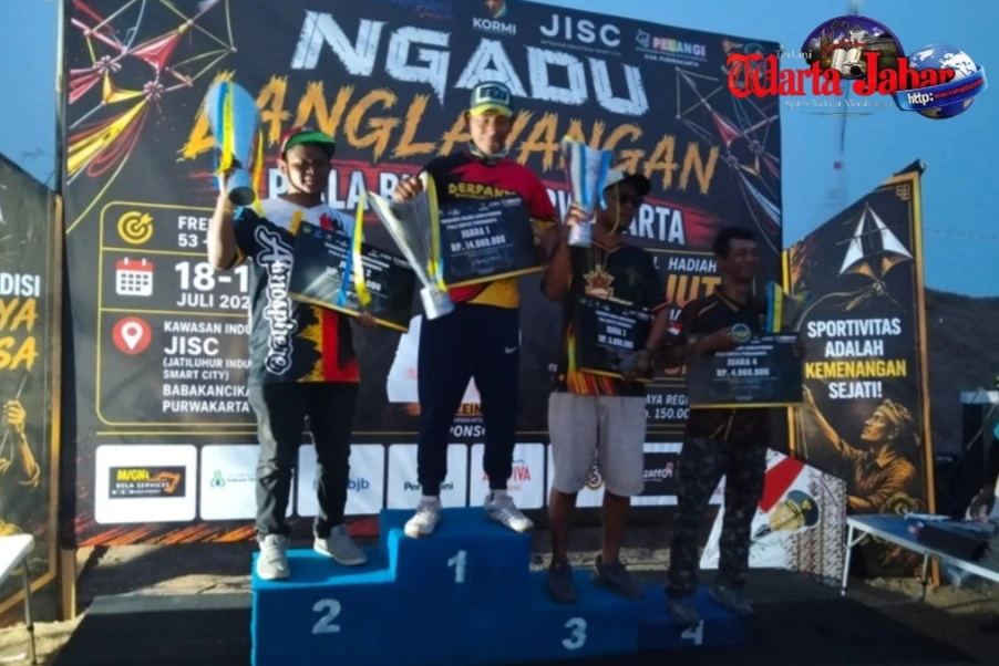 Polres Purwakarta Kawal Penutupan Turnamen Bupati Cup Ngadu Langlayangan, Dorong Pelestarian Budaya dengan Mengutamakan Keselamatan