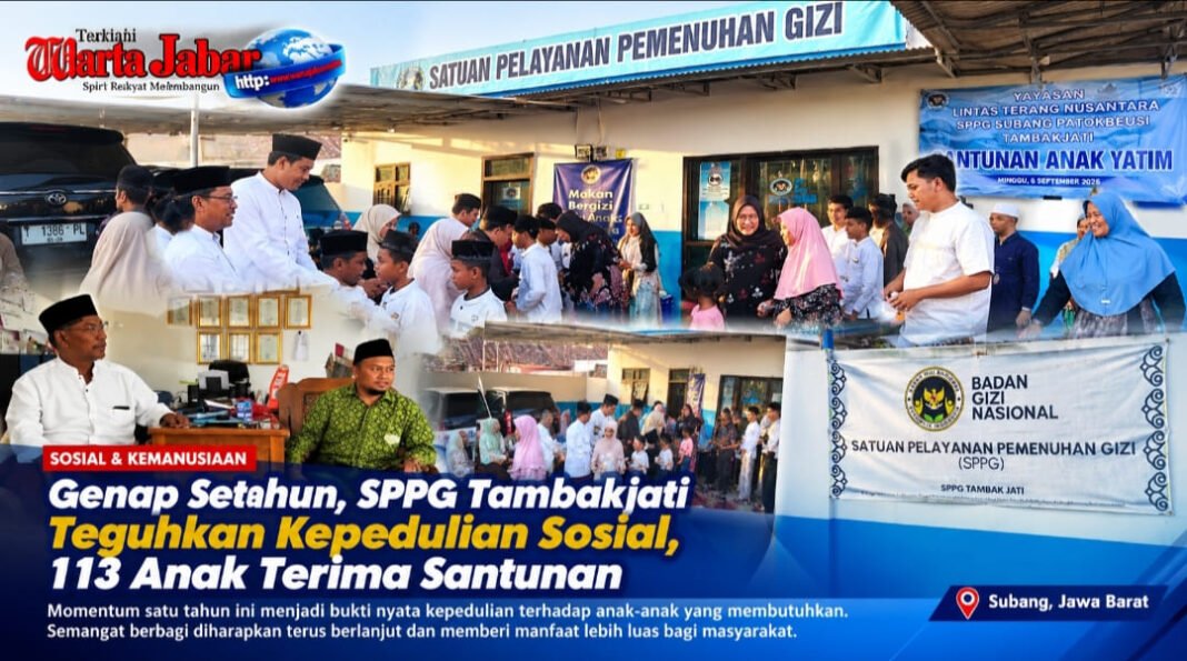Genap Setahun, SPPG Tambakjati Teguhkan Kepedulian Sosial, 113 Anak Terima Santunan