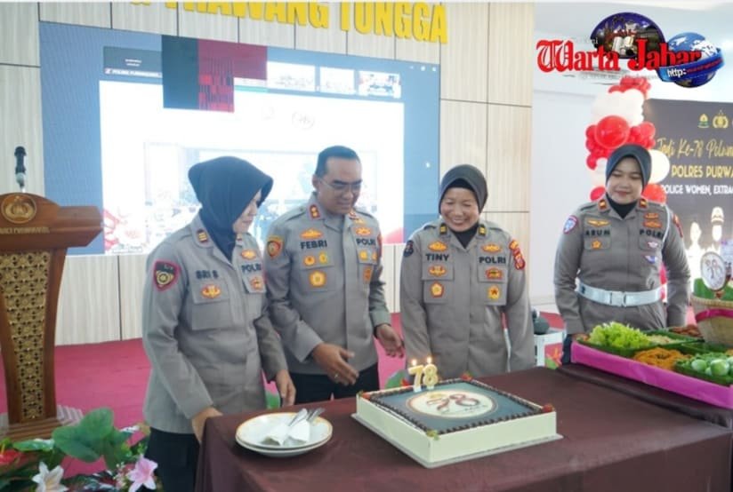 HUT Polwan ke – 78, Kapolres Purwakarta Dorong Polwan Terus Mengabdi