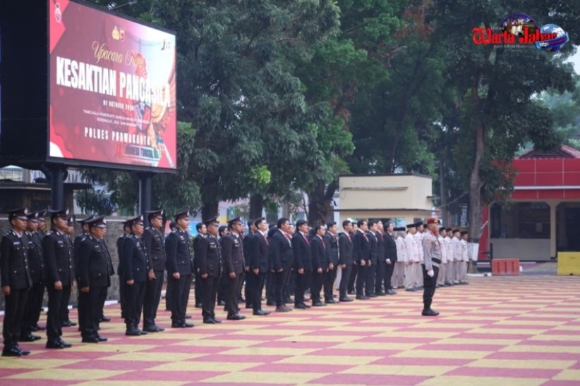 Wakapolres Purwakarta Pimpin Upacara Hari Kesaktian Pancasila 2026
